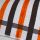 Gözze Handtücher "New York" gestreift 50x100cm in mocca-weiss-orange
