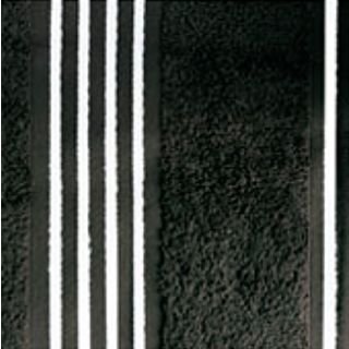 Gözze Waschhandschuh "Rio 2" farbiges Tuch schwarz mit weißen Streifen